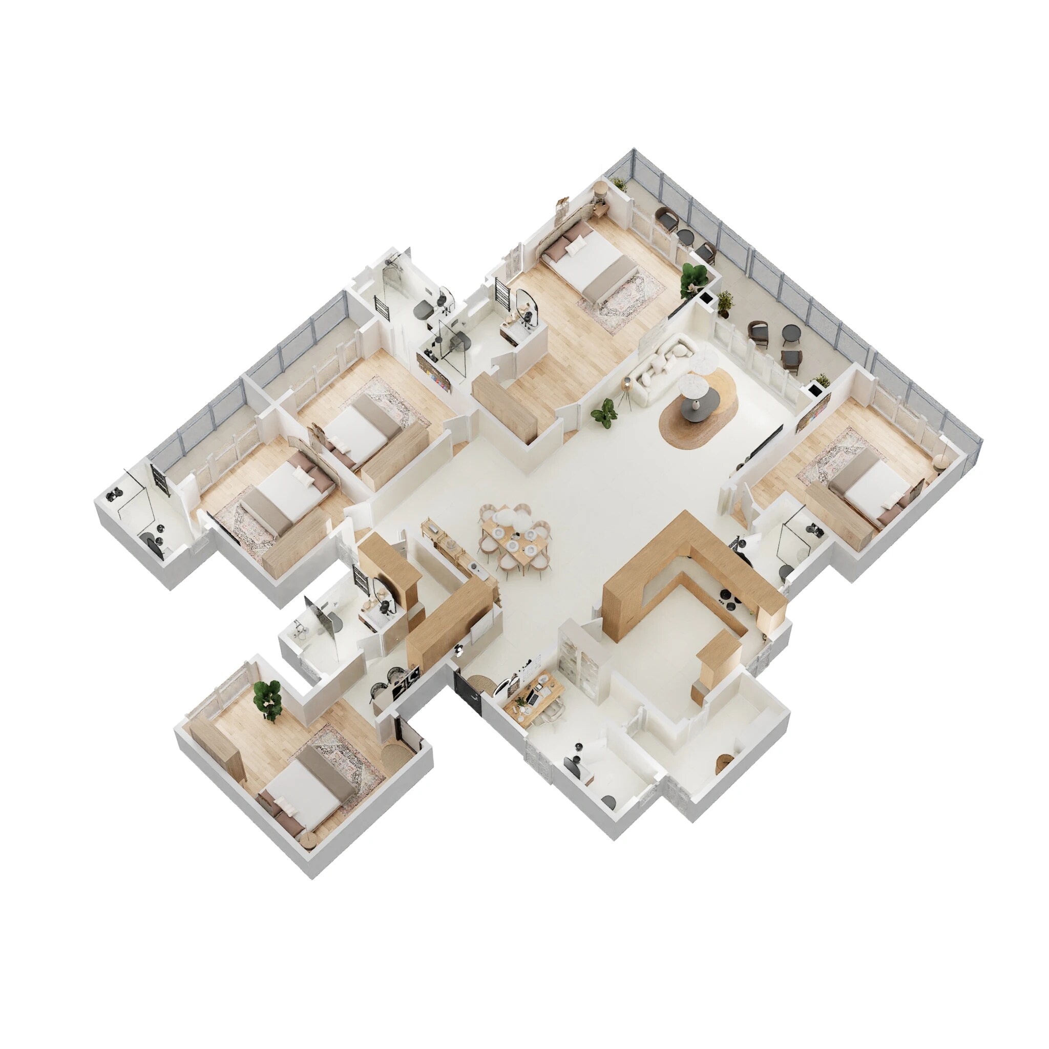 5 BHK 3503 Sq. Ft. Apartment