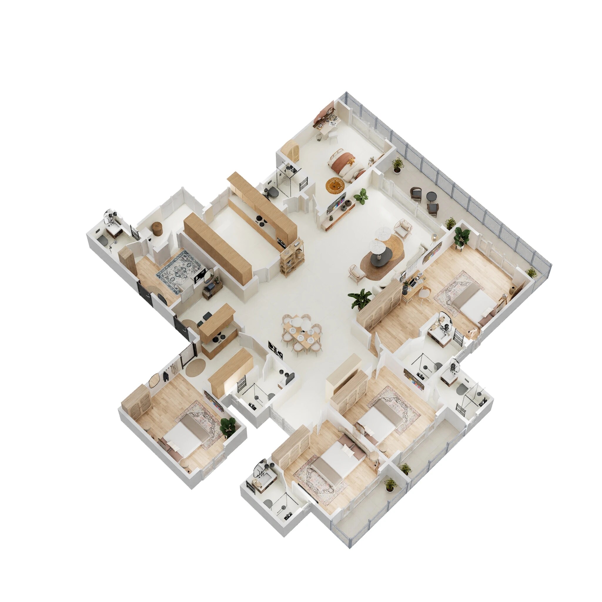 5 BHK 3698 Sq. Ft. Apartment