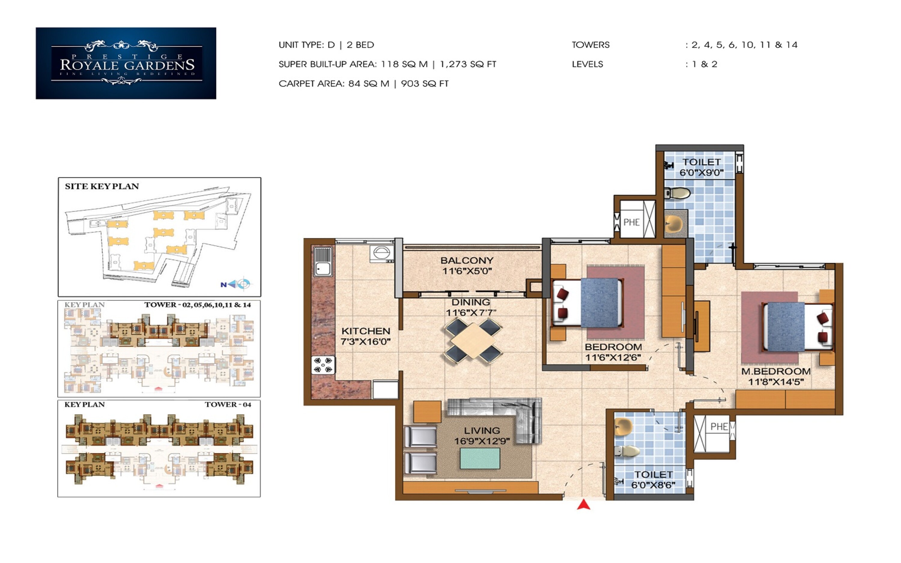 prestige royal gardens apartment 2bhk 1273sqft81