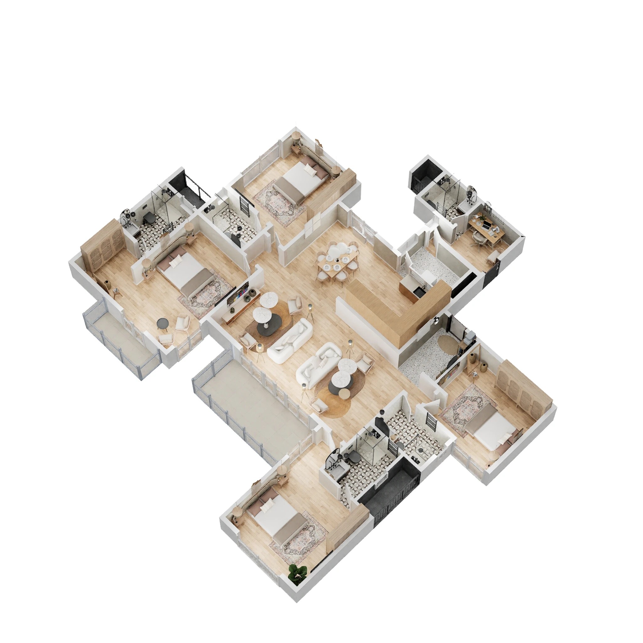 4 BHK 2667 Sq. Ft. Apartment