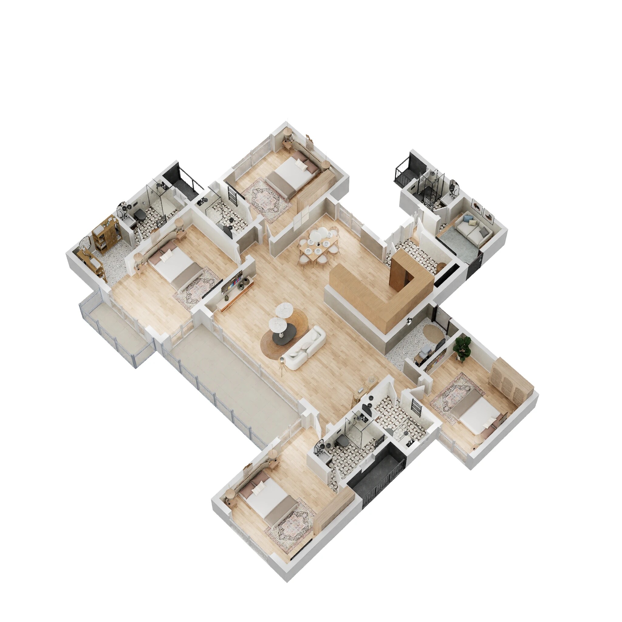 4 BHK 2712 Sq. Ft. Apartment