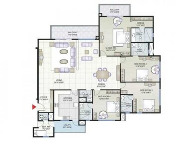  4 BHK Apartment at Prestige Shantiniketan, Whitefield – for Rent