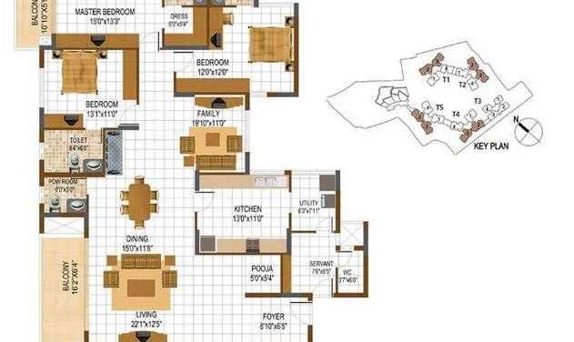 prestige south ridge apartment 4bhk 2900sqft 20205401105429