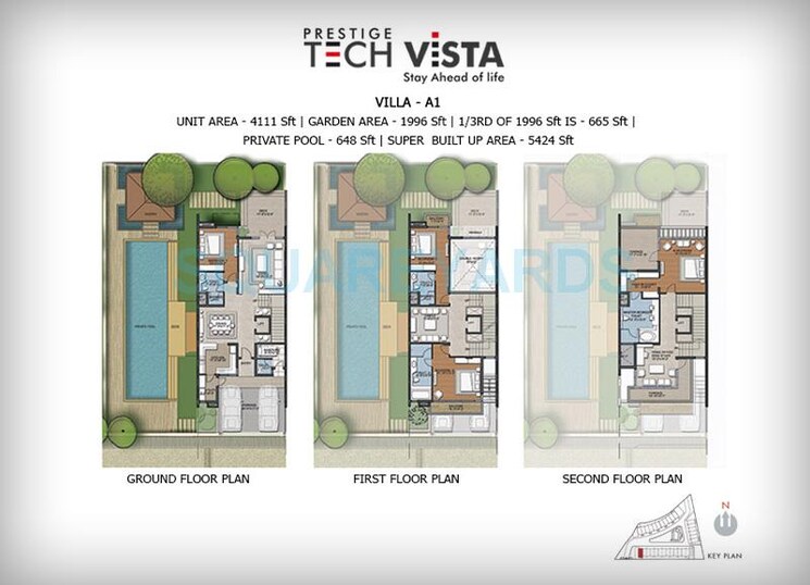 Other, prestige-tech-vista 4 Bedroom 4150 Sq.Ft. Villa In Kadubeesanahalli Bangalore 8678497
