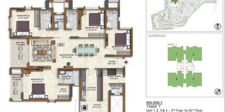 prestige waterford apartment 4 bhk 2525sqft 20202901172946