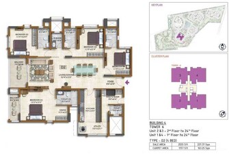 4 BHK Apartment For Rent in Prestige Waterford Prasanth Layout Bangalore  7544875