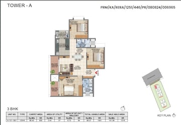 3 BHK Apartment at Pride Euphora, Kr Puram – for Sale