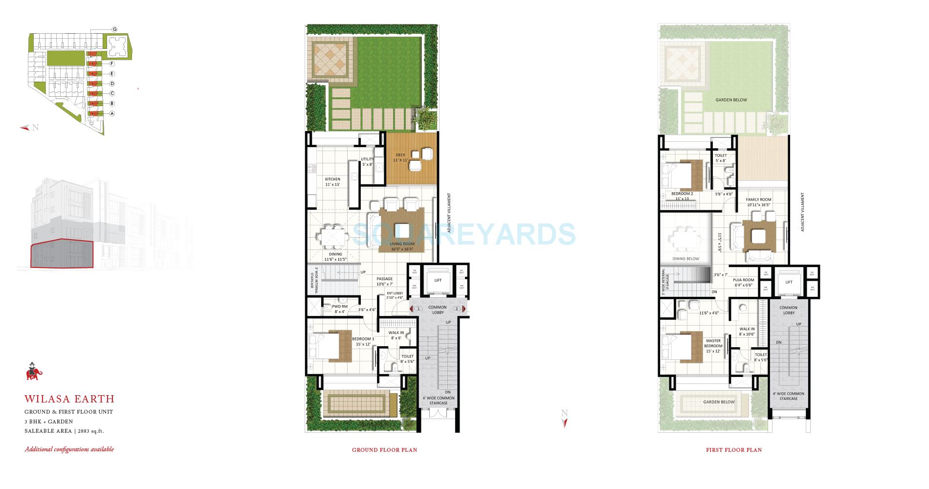 3 BHK 2883 Sq. Ft. Apartment