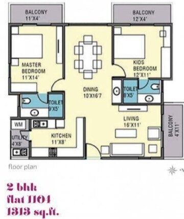  2 BHK Apartment at PristineMeadows, Chokkanahalli – for Sale