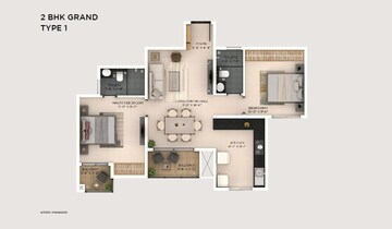  2 BHK Apartment at Provident Botanico, Whitefield – for Sale