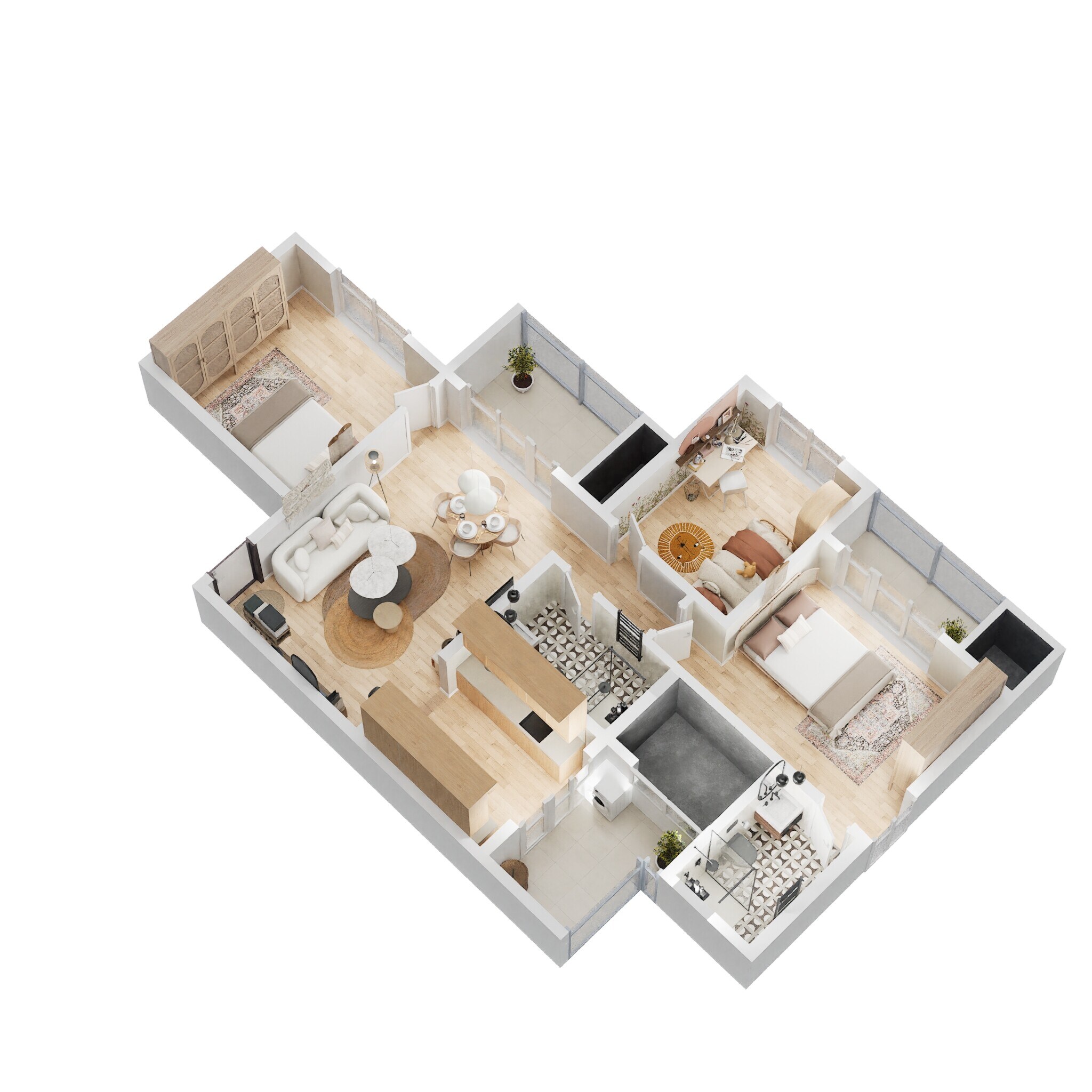 3 BHK 1494 Sq. Ft. Apartment