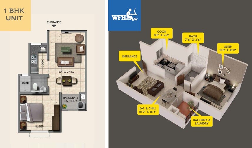 Other, provident-capella 1 Bedroom 568 Sq.Ft. Apartment In Whitefield Bangalore 8680690