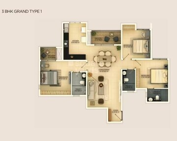  3 BHK Apartment at Provident Ecopolitan, Aerospace Park – for Sale