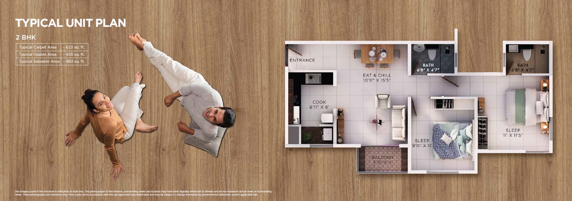 provident equinox 2 apartment 2 bhk 883sqft 20245919155929