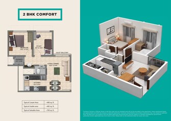 2 BHK Apartment For Rent in Provident Park One Kanakapura Road Bangalore  7402894