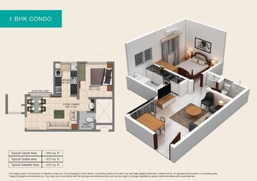  1 BHK Apartment at Provident Park Square, Kanakapura Road – for Sale