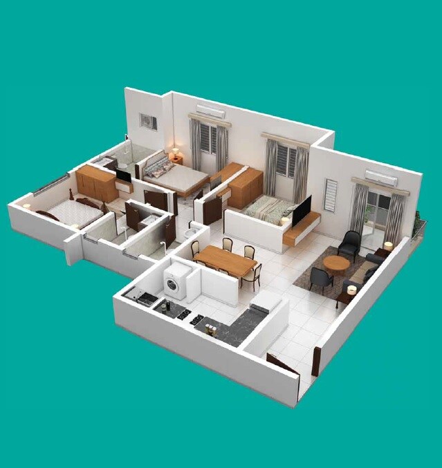  3 BHK Apartment at Provident Park Square, Kanakapura Road – for Sale