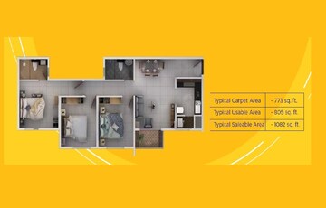  3 BHK Apartment at Provident Sunworth, Mysore Road – for Sale