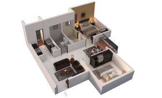 2 BHK Apartment For Resale in Provident Too Good Homes Thanisandra Main Road Bangalore  7877171