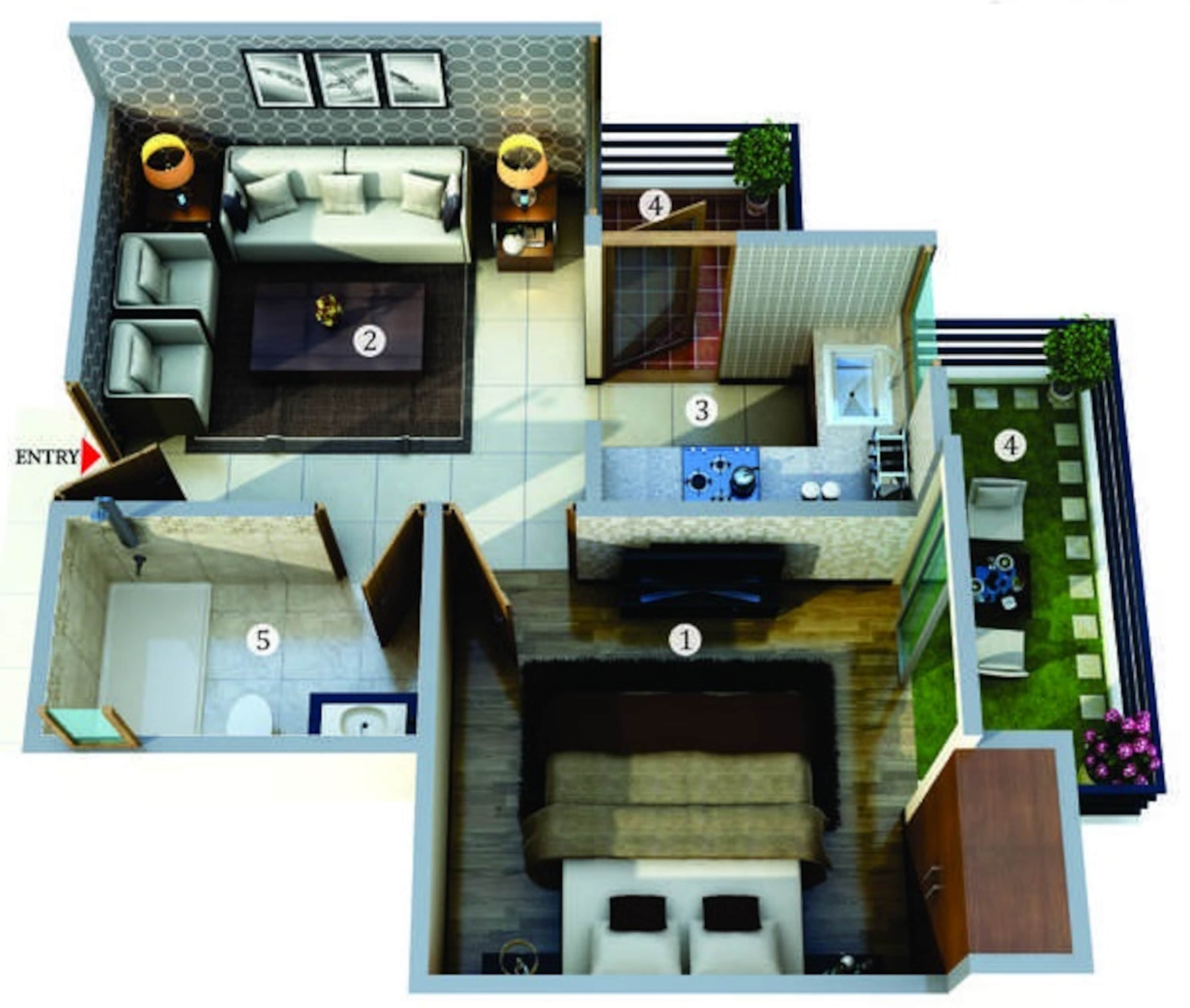 pruthvi royal apartment 1bhk 812sqft81