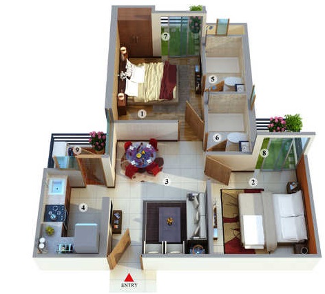 Pruthvi Royal 2 BHK Layout