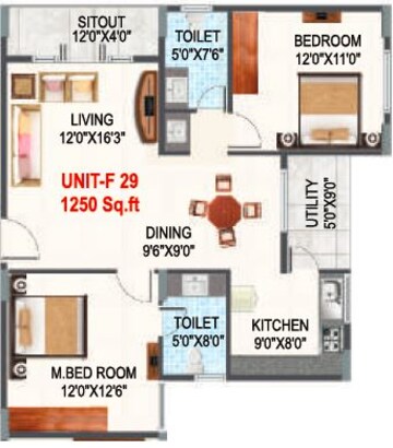  2 BHK Apartment at PSR Krish Kamal, Electronic City Phase I – for Rent