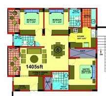 pujitha orchid apartment 3 bhk 1405sqft 20214014144014