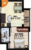 Puravankara City of Gold 1 BHK Layout