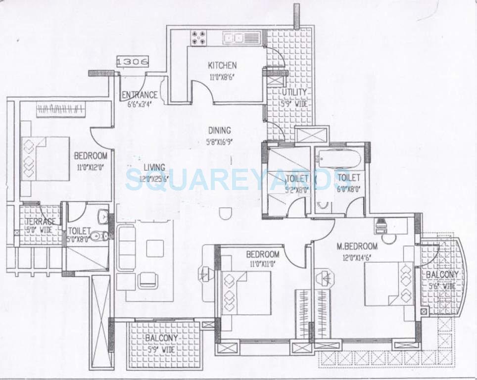 Puravankara Purva Fountain Square Floor Plans Marathahalli, Bangalore