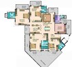 Puravankara Purva Grande 4 BHK Layout