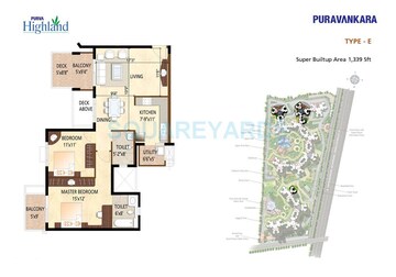  2 BHK Apartment at Puravankara Purva Highland, Kanakapura Road – for Sale