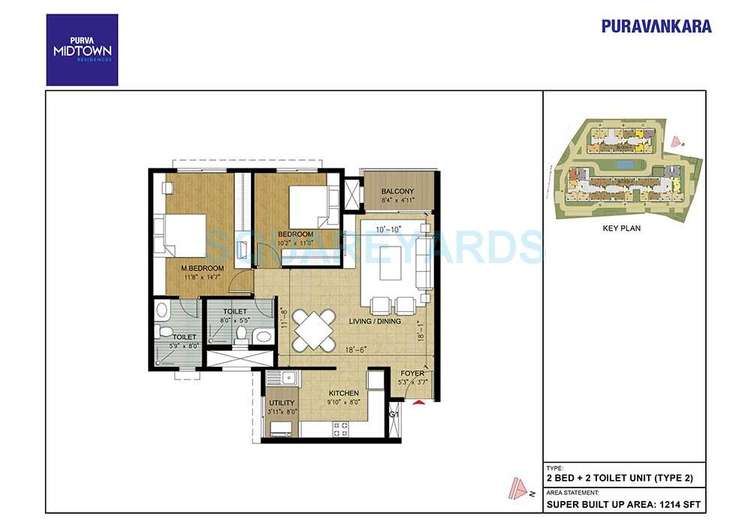 puravankara purva midtown apartment 2bhk 1250sqft1