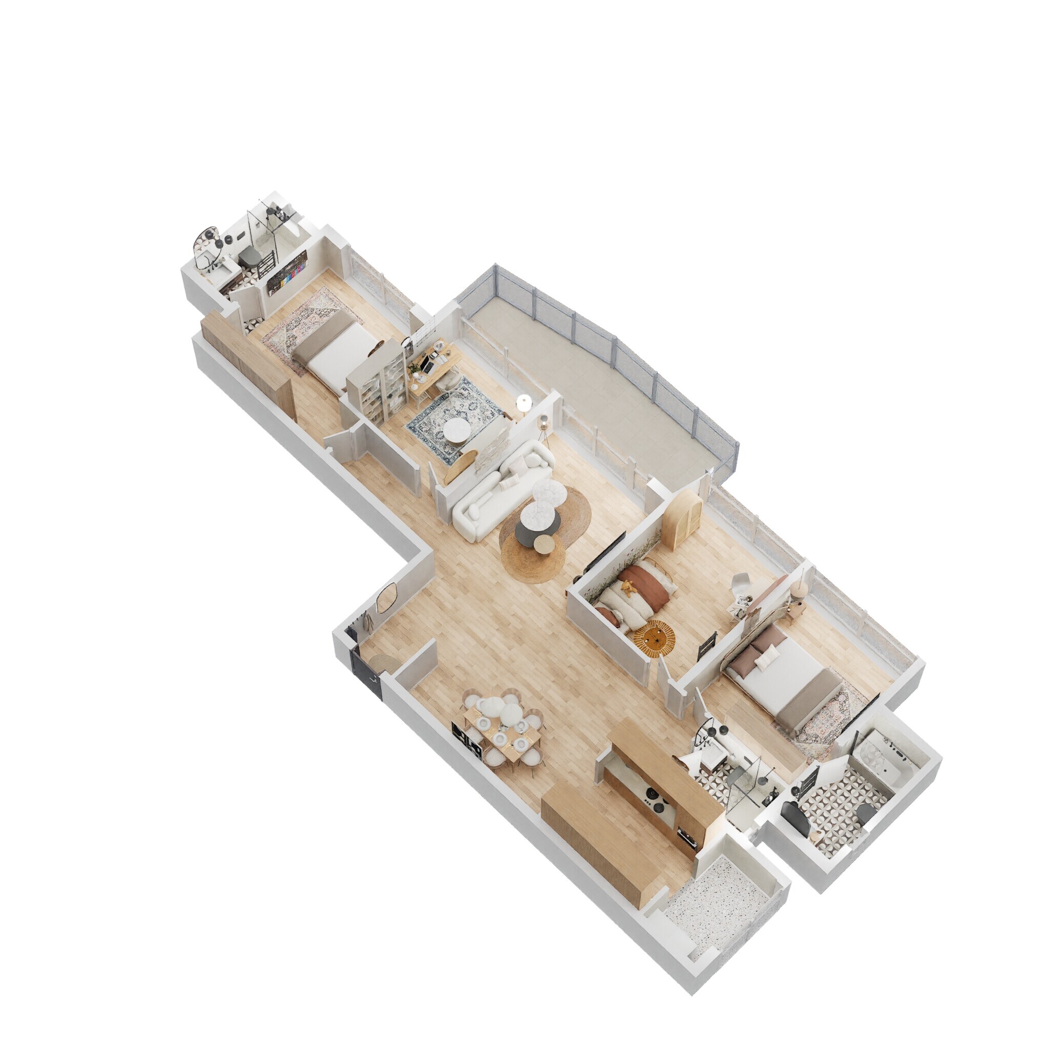 4 BHK 2338 Sq. Ft. Apartment