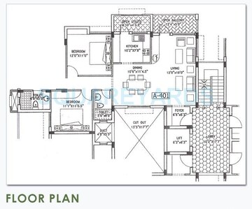  2 BHK Apartment at Puravankara Purva Pavilion, Hebbal – for Rent