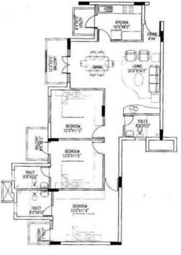 puravankara purva riviera apartment 3 bhk 1898sqft 20204506104532