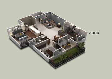  2 BHK Apartment at Puravankara Purva Zenium, Hosahalli – for Sale
