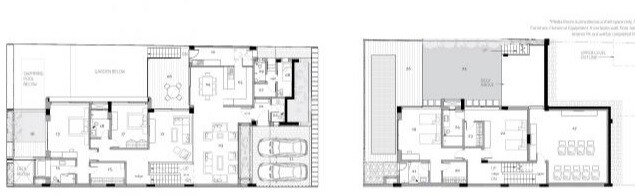 Floor plan of 4 BHK 5129 Sq. Ft. Villa in Pursuit of a Radical Rhapsody Villas, Bangalore