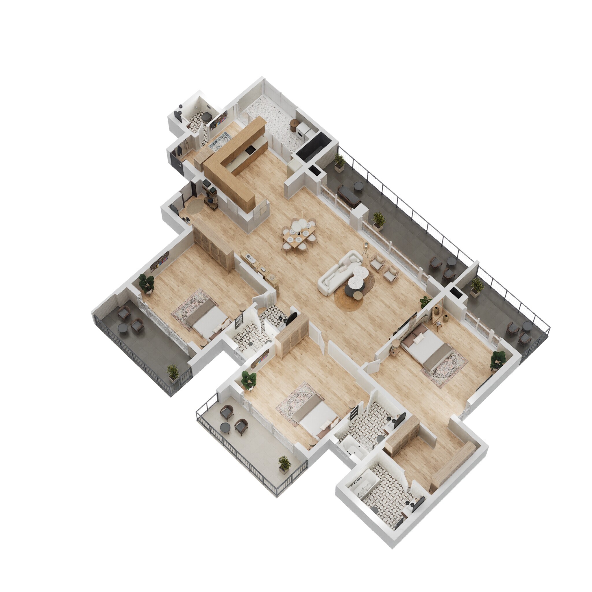 3 BHK 2692 Sq. Ft. Apartment