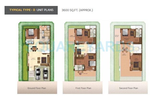 4 BHK 3600 Sq. Ft. Villa