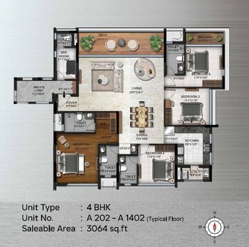  4 BHK Apartment at Radiance Platinum, Koramangala – for Sale