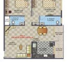 2 BHK 1100 Sq. Ft. Apartment