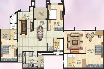  3 BHK Apartment at Raja Aristos, Bannerghatta Road – for Sale
