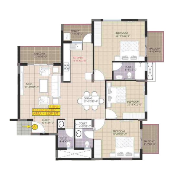 Raja Ritz Avenue Floor Plans Hoodi Circle, Bangalore