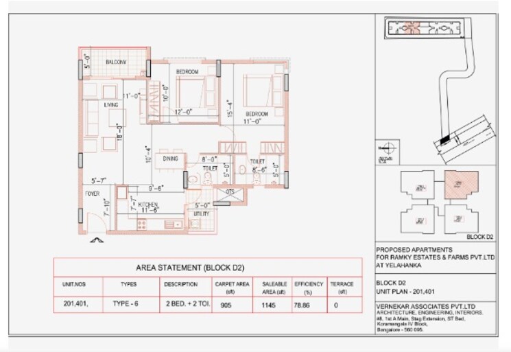 Other, ramky-one-north-phase-3 2 Bedroom 784 Sq.Ft. Apartment In Yelahanka Bangalore 9095139