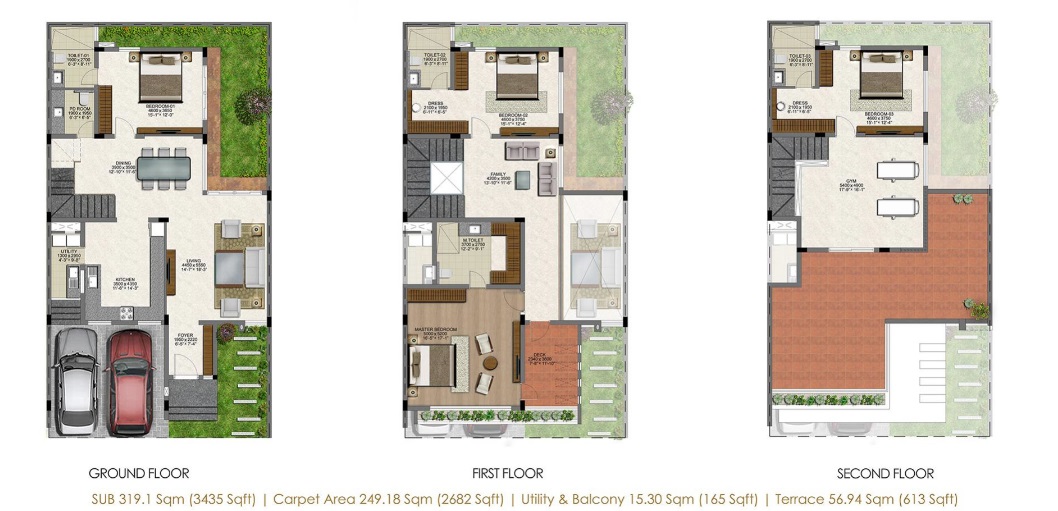 renaissance nature walk apartment 4bhk 3435sqft51