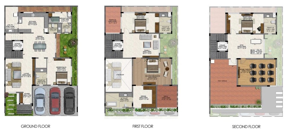 4 BHK 4623 Sq. Ft. Apartment