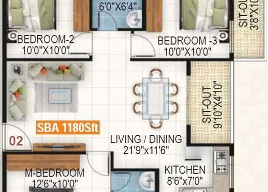 retreat opulence apartment 3 bhk 1180sqft 20200120180106