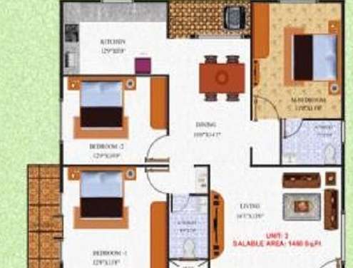 rk green heights apartment 3 bhk 1460sqft 20210130120117