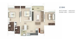 2 BHK Apartment For Resale in Rohan Akriti Kanakapura Road Bangalore  8110897