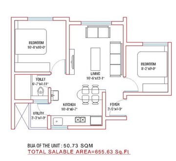  2 BHK Apartment at Rohan Upavan, Hennur – for Sale